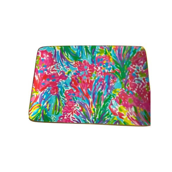 Lilly Pulitzer Other - Lilly Pulitzer Rectangular Glass Catchall Tray – Tropical Print